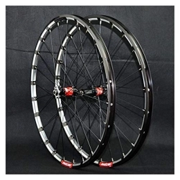 ZFF Spares 26 27.5inch MTB Front And Rear Wheel Disc Brake Mountain Bike Wheelset Quick Release Double Wall 7 8 9 10 11 12 Speed 24 Holes (Color : C, Size : 27.5in)