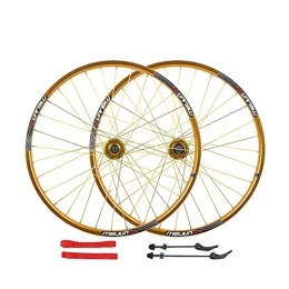 AWJ Spares 26" Bicycle Wheel 32H Double Alloy Rim Q / R MTB 7 8 9 10 Speed Bike Wheelset Front Rear Wheels Wheel