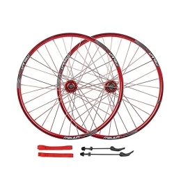 AWJ Spares 26" Bicycle Wheel Double Alloy Rim MTB 7 8 9 10 Speed Bike Wheelset 32H QR Bicycle Wheelset Wheel