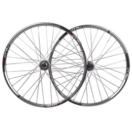 KANGXYSQ Spares 26 Bicycle Wheels, Mountain Bike Wheelset, MTB Rim Steel Tower Base Flat Spoke Quick Release Disc Brake 7, 8, 9 Speed