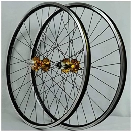 AWJ Mountain Bike Wheel 26 Inch Bicycle Wheel Set, Double Wall Alloy Rim Cassette Hub Sealed Bearing Disc / Rim Brake QR 7-11 Speed MTB Bike Wheel Wheel