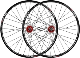 InLiMa Spares 26 Inch Bicycle Wheels, 32H Wheels, Mountain Bike Wheels, Pair Of Disc Brakes For 7, 8, 9, And 10 Speed Cassette Tapes