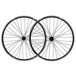 HYLH Spares 26 Inch Bike Wheelset, V-Brake Double Wall Aluminum Alloy MTB Rim Disc Brake Quick Release 32 Hole 7 8 9 10 Speed Disc