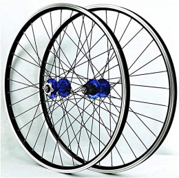 ZLJ Mountain Bike Wheel 26 inch Double Layer Mountain Bike Wheelset Alloy Rim Cycling Disc / Quick Release Brake Wheel Set Palin Bearing 7 / 8 / 9 / 10 / 11 Speed (Color: D)