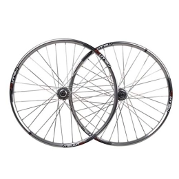 SJHFG Mountain Bike Wheel 26 Inch Mountain Bike Wheel, Disc Brake Wheel 32 Holes Aluminum Alloy Rim Stainless Steel Flat Spokes