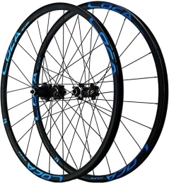 HAENJA Mountain Bike Wheel 26 Inch Mountain Bike Wheel Set With Dual Wall Disc Brakes, 24 Hole Hybrid Power / wheels, Suitable For 8-12 Speeds Wheelsets (Size : 27.5inch)