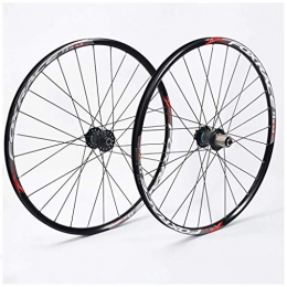DGHJK Spares 26 Inch Mountain Bike Wheels, Double Wall Aluminum Alloy Quick Release Discbrake MTB Hybrid Wheels 24 Hole 7 / 8 / 9 / 10 Speed