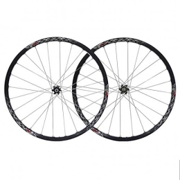 CHICTI Spares 26 Inch Mountain Bike Wheelset Double Wall Aluminum Alloy Quick Release Disc Brake Cycling Bicycle With Straight Pull Hub 24 Holes Rim 8 / 9 / 10 (Color : A)