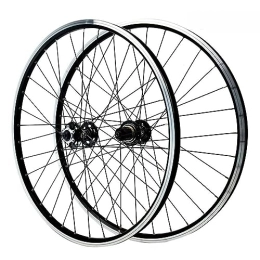 OMDHATU Spares 26 Inch Mountain Bike Wheelset V-brake Disc Brake Dual-purpose Rims Sealed Bearing Hubs Support 8-12 Speed Cassette Quick Release Wheel Set (Color : B)