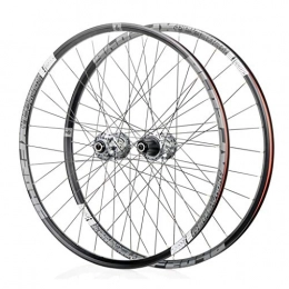 HWL Spares 26 Inch Mountain Racing Bicycle Wheelset, Double Wall Hybrid / MTB Bike Quick Release Rim Hub Disc Brake 11 Speed 27.529ER Wheels (Size : 27.5 inch)
