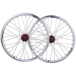 AWJ Spares 26 inch MTB Bicycle Front Rear Wheel, Bike Wheelset Double Wall Alloy Rim Quick Release 7-10 Speed V / Disc Brake 32H Wheel