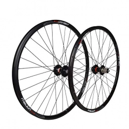 QXFJ Mountain Bike Wheel 26 Inch MTB Bike Wheel, Front / Rear WheelFour Palin Wheel / Disc Brake Ring / Aluminum Alloy Wheel / Bearing Hub / Disc Brake / Gift Original Quick Release