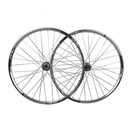 HWL Mountain Bike Wheel 26 Inch MTB Bike Wheels, Double Wall Aluminum Alloy Bicycle Rim Disc Brake Quick Release 32 Hole Ball Hub 7 8 9 10 Speed Disc