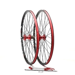 ZFF Spares 26 Inch MTB Wheel Set Aluminium Alloy Double Wall Rims Mountain Bike Front & Rear Wheelsets Disc Brake Quick Release 7 8 9 10 11Speeds Freewheel 32 Holes