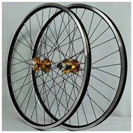 MIAO Mountain Bike Wheel 26 inch MTB Wheelset 32 Spoke Handmade Standard Bicycle Rim Mountain Bike Front & Rear Wheel Disc / Rim Brake Cassette 7-11 Speed QR Sealed Bearing Hubs