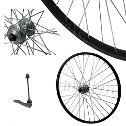 Quando Spares 26" Mountain Bike DISC FRONT Wheel BLACK Rim 6 Bolt HUB TWF115BK
