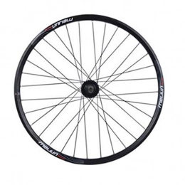 LHLCG Spares 26" Mountain Bike Single Front Wheel Disc Brake XERO Ball Hub With Aluminum Double Layer Circle Black
