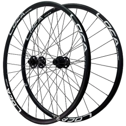 OMDHATU Mountain Bike Wheel 26" Mountain Bike Wheelset Center-locking Disc Brakes Rims Sealed Bearing Hubs Support 8-12 Speed Cassette Thru Axle Wheel Set Front 12 * 100mm Rear 12 * 142mm (Color : Silver)