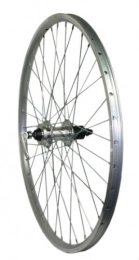WHS Mountain Bike Wheel 26" Rear Wheel with Disc Brake Compatible 7 / 8 / 9 Speed Hub and Silver CNC Rim
