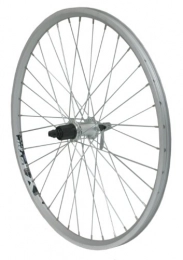 Rigida Spares 26" Rigida X Star Alloy MTB Q / R Silver Double Wall CNC Rim Shimano Hub REAR Wheel