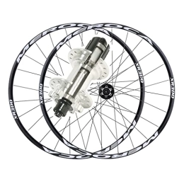 JAMCHE Spares 26 u201d27.5 Inch MTB Bike Wheelset, Aluminum Alloy Hybrid / Mountain QR Rim Disc Brake 1685g Bicycle Wheels 5 Bearings Rear Wheels for 8 / 9 / 10 / 11 Speed