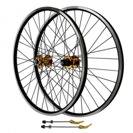 VPPV Spares 26" V-Brake MTB Bicycle Wheelset Double Wall Bike Rim 32 Hole Cycling Wheels for 11 Speed Flywheel