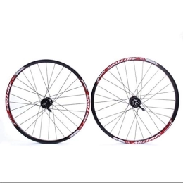 WYJW Spares 26" Wheel For Mountain Bike Bicycle Wheelset MTB Double Wall Rim QR Disc Brake 8-10S Cassette Hub Sealed Bearing 32H