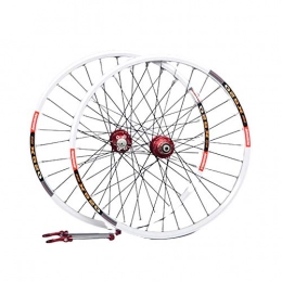 CAISYE Spares 26" Wheel Mountain Bike BLUE HUBS And Decals DISC BRAKE ONLY Wheels, 7, 8, 9, 10 SPEED CASSETTE TYPE, Double Wall DISC ONLY Rims (26" FRONT + REAR)