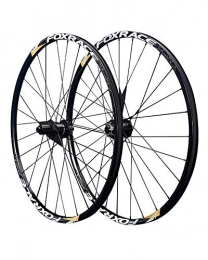 WXX Mountain Bike Wheel 27.5 / 29 Inch Mountain Bike Wheel Set Double-Layer Aluminum Alloy Rim Carbon Fiber Hub Disc Brakes Compatible with 7-12 Speed Flywheel, 27.5 inch black, B