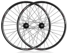 OMDHATU Mountain Bike Wheel 27.5 / 29 Inch Mountain Bike Wheelset Disc Brake Ball Bearing Hub Suitable For 7-10 Speed Cassette Quick Release Wheel Set Front 100mm Rear 135mm Front / Rear Wheel 32H (Size : 27.5inch)