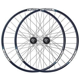 Samnuerly Mountain Bike Wheel 27.5'' Disc Brake Wheelset Mountain Bike Rim MTB Quick Release Front Rear Wheel Set Bicycle Wheels 32H Hub For 7 / 8 Speed Rotary Flywheel 2800g (Color : Green, Size : 27.5'') (Grey 27.5’’)