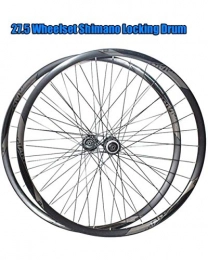 WXX Mountain Bike Wheel 27.5 Inch Mountain Bicycle Wheelset Double-Walled Aluminum Alloy Bicycle Wheels Disc Brake 32 Hole Bearing Disc Quick Release 8 / 9 / 10 Speed