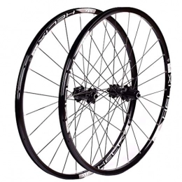 CDSL Spares 27.5 Inch Mountain Bike Wheels Set Aluminum Alloy Wheels Disc Brake for 8 / 9 / 10 / 11 Speed Freewheel (Color : Black)