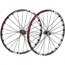 LRBBH Mountain Bike Wheel 27.5 Inches Mountain Bike Wheelset Double Wall Aluminium Alloy Rim Disc Brake Quick Release 8, 9, 10, 11 Speed Compatible Lightweight / S90 / A