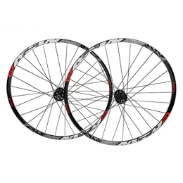 KANGXYSQ Spares 29 Inch Bicycle Wheelset Mountain Bike Wheel Set Barrel Shaft / Quick Release Disc Brake 28 Holes Aluminum Alloy Rim For 7-11 Speed (Color : Black)