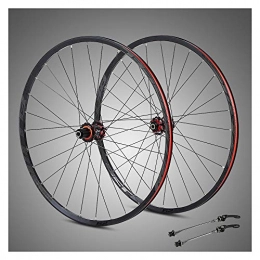 CHUDAN Spares 29 Inch Bicycle Wheelset Ultralight Carbon Fiber Hub Front Rear Wheel Double Walled Disc Brake MTB Wheel with Reflective Sign Fast Release Four Palin Compatible 8 9 10 11 Speed 28H, 29in