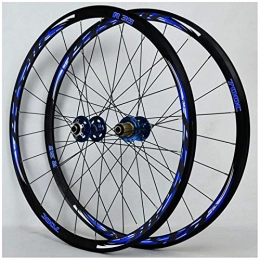 VPPV Spares 29 Inch MTB Bicycle Wheelset 700C, Aluminum Alloy Quick Release Hub V Brake / Disc Brake Compatible 7 / 8 / 9 / 10 / 11 Speed (Size : 29 inch)