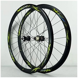 DIESZJ Spares 29 Inch MTB Bike Wheelset, Double Wall V-Brake 700C Racing Bicycle 40MM Cycling Wheels Discbrake 24 Hole 7 / 8 / 9 / 10 / 11 Speed