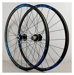 CHICTI Spares 29" Mountain MTB Bike Wheel Set Double Layer Rim Disc Brake Bicycle Quick Release Alloy Rim Front 2 Rear 4 Palin 24H 7 8 9 10 11 12 Speed (Color : D)
