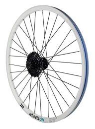 wheelsON Mountain Bike Wheel 29er Rear Wheel Mountain Bike +8 Speed Cassette 32h Disc brakes White