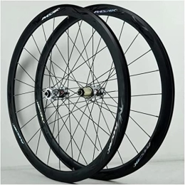 FOXZY Mountain Bike Wheel 40MM V-shaped Brake Road Bike Wheel Set 700C, 29 Inch Mountain Bike Wheels For Box Rims At 7 / 18 / 9 / 10 / 11 Speeds (Size : 700C B)