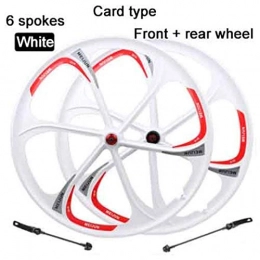Altruism Spares 5spokes 6 Spokes Wheels 26" Inches Mountain Bicycle Wheel Disc Brake Bike Rims Mountain Bike Wheels Magnesium Alloy 26