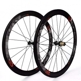 FHGH Spares 700C Mountain Bike Wheel, Front 20 Holes 24 Holes / 3K Matt / Compatible 8 / 9 / 10 / 11 Speed / Passed EN14781 European Standard Test / Front 2 After 4 Palin / Straight Pull Drum