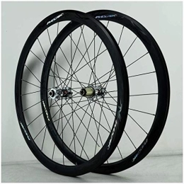 HYLH Spares 700C MTB Bike Wheelset, Double Wall V-Brake Racing Bicycle 40MM 29 Inch Cycling Wheels Hybrid / Mountain 24 Hole 7 / 8 / 9 / 10 / 11 Speed