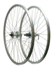 Rigida Mountain Bike Wheel 700c Rigida Hybrid Bike CNC Rims Front and Rear Disc Wheelset Silver