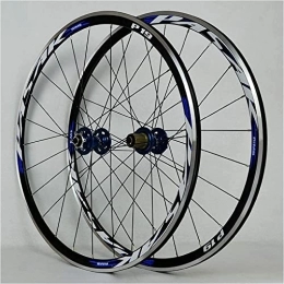 YANHAO Mountain Bike Wheel 700C Road Bicycle Wheel Set, Dual Wall V-brake MTB Wheels With 30MM Hybrid Mountain Wheels, Suitable For 7 / 8 / 9 / 10 Speeds (Color : B, Size : 700C)