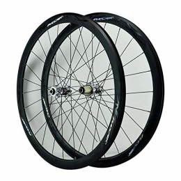 VPPV Spares 700C V Brake MTB Bike Wheelset Aluminum Alloy Disc Brake High 40MM 29 In Racing Cycling Wheels For 7 / 8 / 9 / 10 / 11 / 12 Speed (Color : Black)