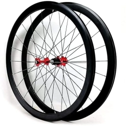 ABOVEHILL Spares ABOVEHILL Bicycle wheels, 700C Wheelset, Carbon Fiber Road Bike Wheels 40mm Matte 20mm Width Suitable 7-12 Speed Cassette QR Mountain Bike Wheelset Wheel