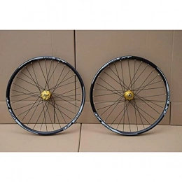 AINUO Mat Spares AINUO MTB Bicycle Wheelset 26 27.5 29 In Mountain Bike Wheel Double Layer Alloy Rim Sealed Bearing 7-11 Speed Cassette Hub Disc Brake 1100g QR (Color : A, Size : 29inch)