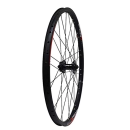 AINUO Mat Spares AINUO MTB Front And Rear Wheel 26" Bike Wheel Set Bicycle Double Wall Alloy Rim Black Disc Brake 7-11 Speed Sealed Bearings Hub Quick Release 28H (Color : Front wheel)